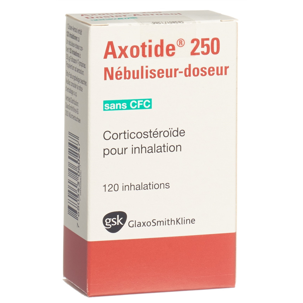 AXOTIDE Dosieraeros 250 mcg FCKW-frei Dosieraeros 120 Dos, Bild 2 von 2