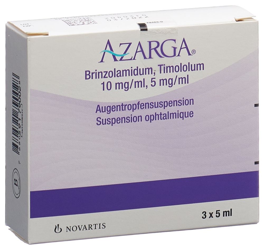 AZARGA Susp Opht Fl 5 ml, Hauptbild