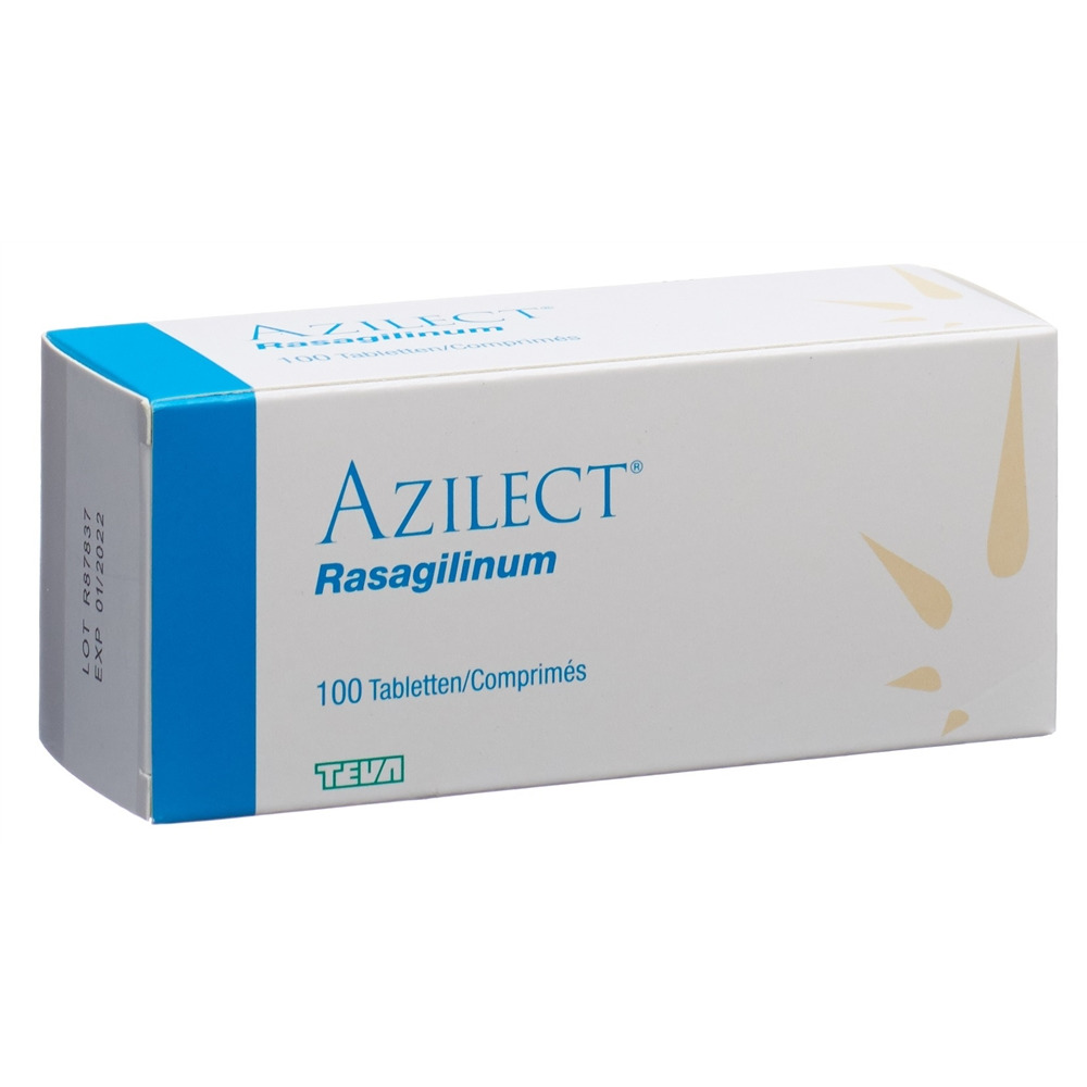 AZILECT cpr 1 mg blist 100 pce, image principale