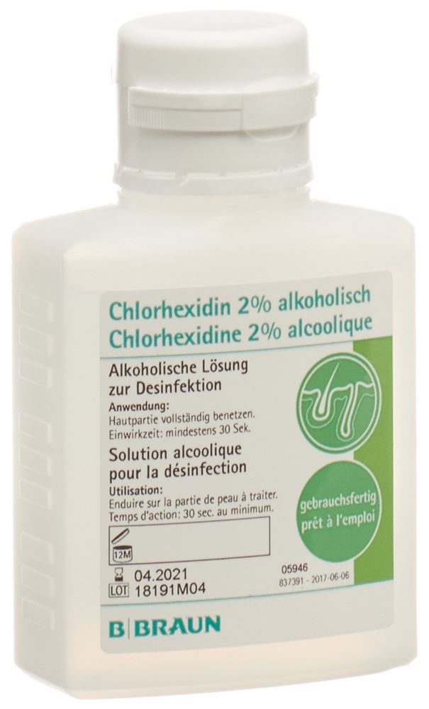 B. BRAUN Chlorhexidine 2 %, Hauptbild