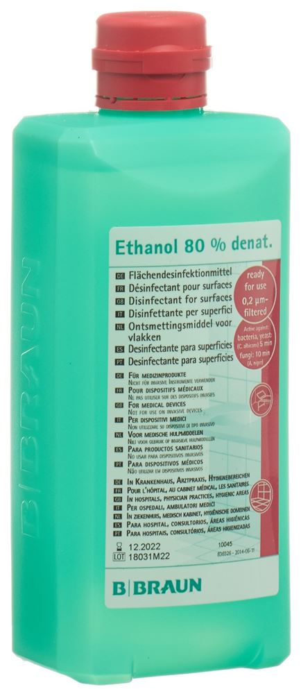 B. BRAUN ethanol 80 %, image principale