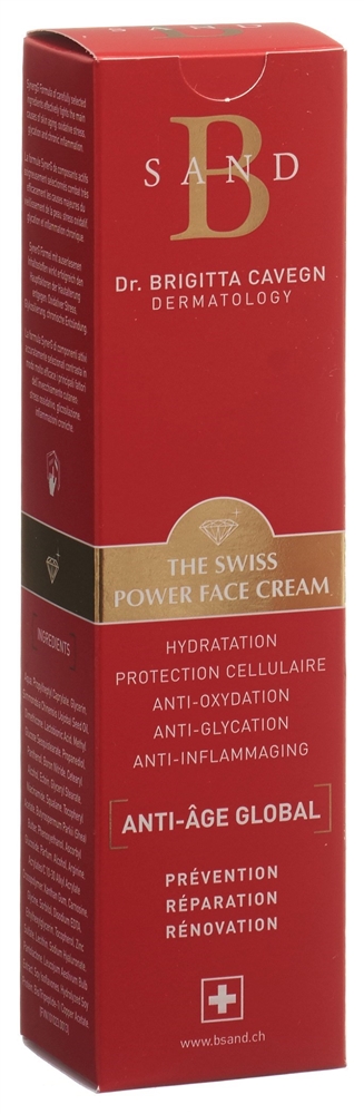 B SAND The Swiss Power Facecream, image 2 sur 4