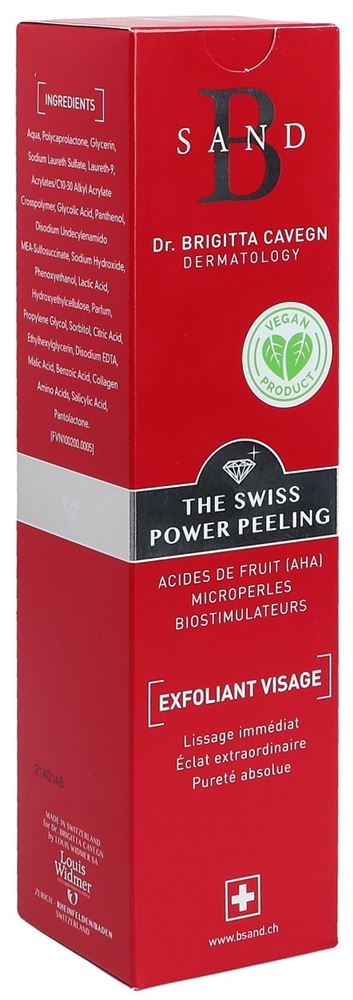 B SAND The Swiss Power Peeling, Hauptbild