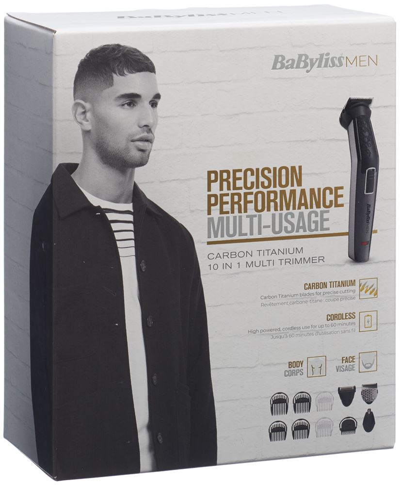 BABYLISS Multi 10 en 1 Carbon Titanium