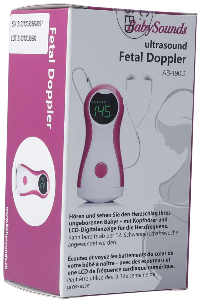 Fetal Doppler mit LED-Digitalanzeige Herzschlag Baby