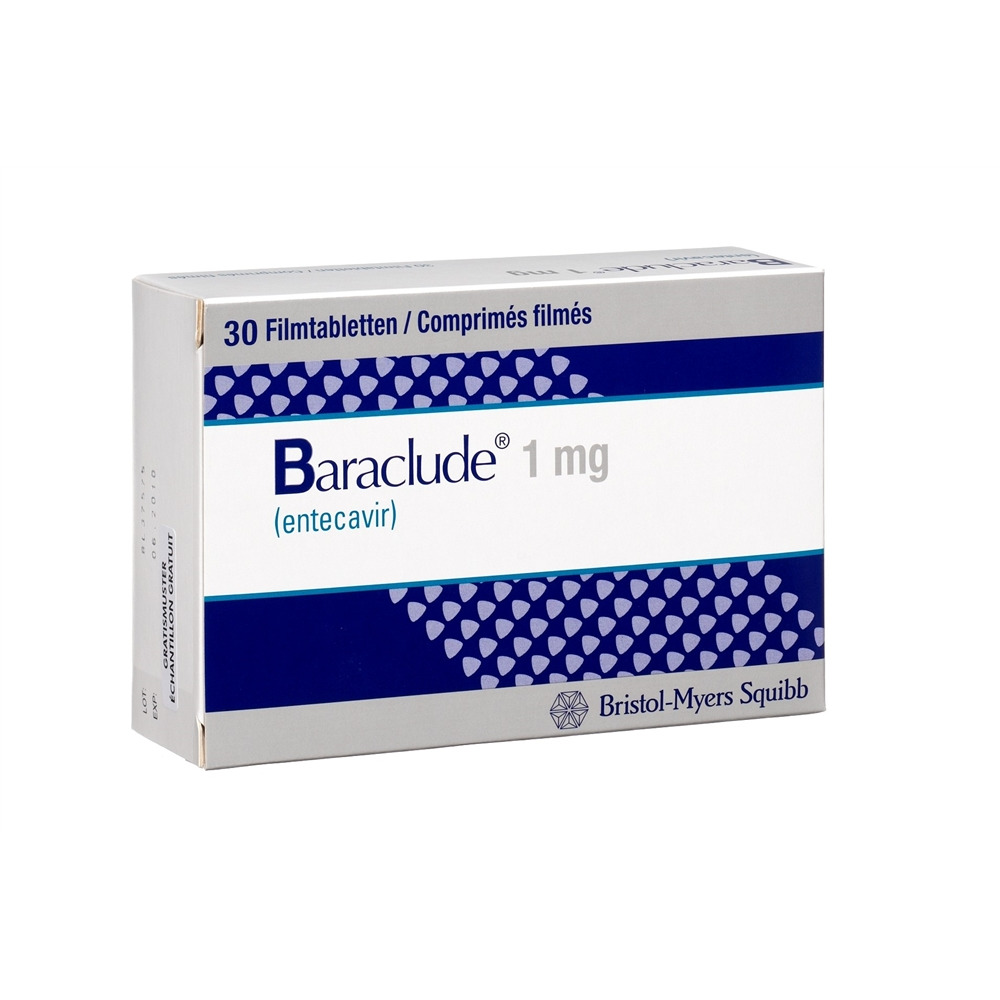 BARACLUDE Filmtabl 1 mg Blist 30 Stk, Hauptbild