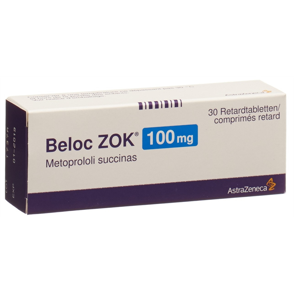 BELOC cpr ret 100 mg blist 30 pce, image principale