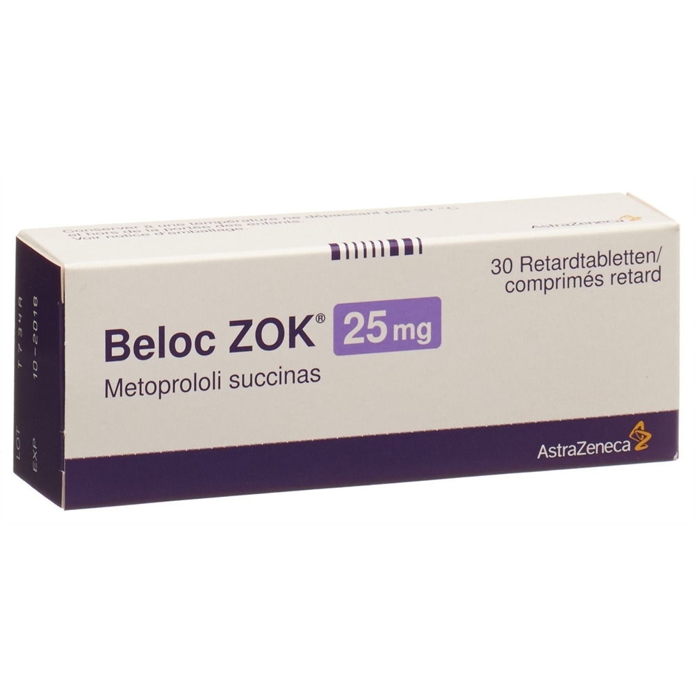 BELOC cpr ret 25 mg blist 30 pce, image principale