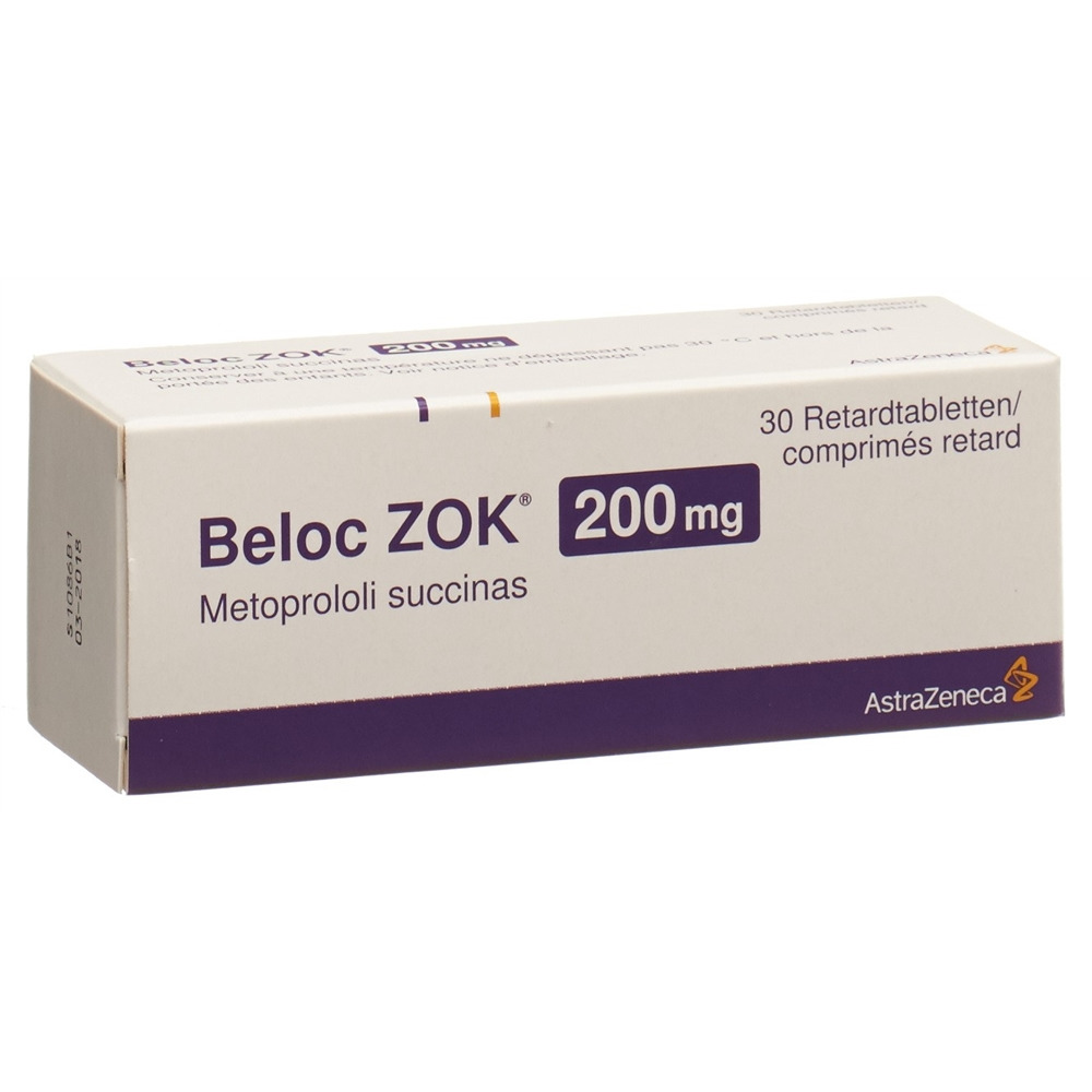 BELOC Ret Tabl 200 mg Blist 30 Stk, Hauptbild