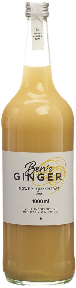 BEN'S GINGER concentré de gingembre, image principale