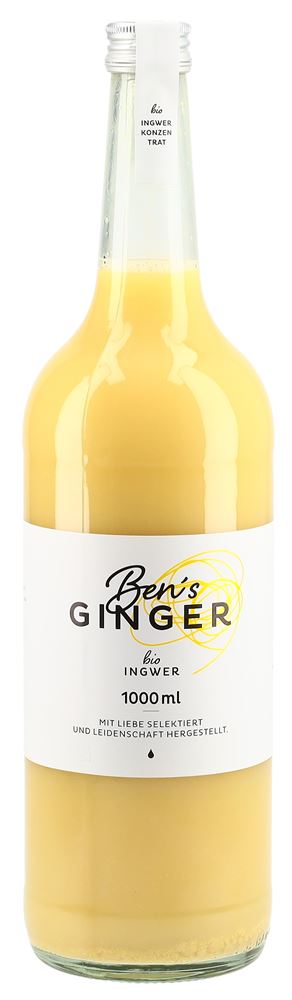BEN'S GINGER concentré de gingembre, image principale