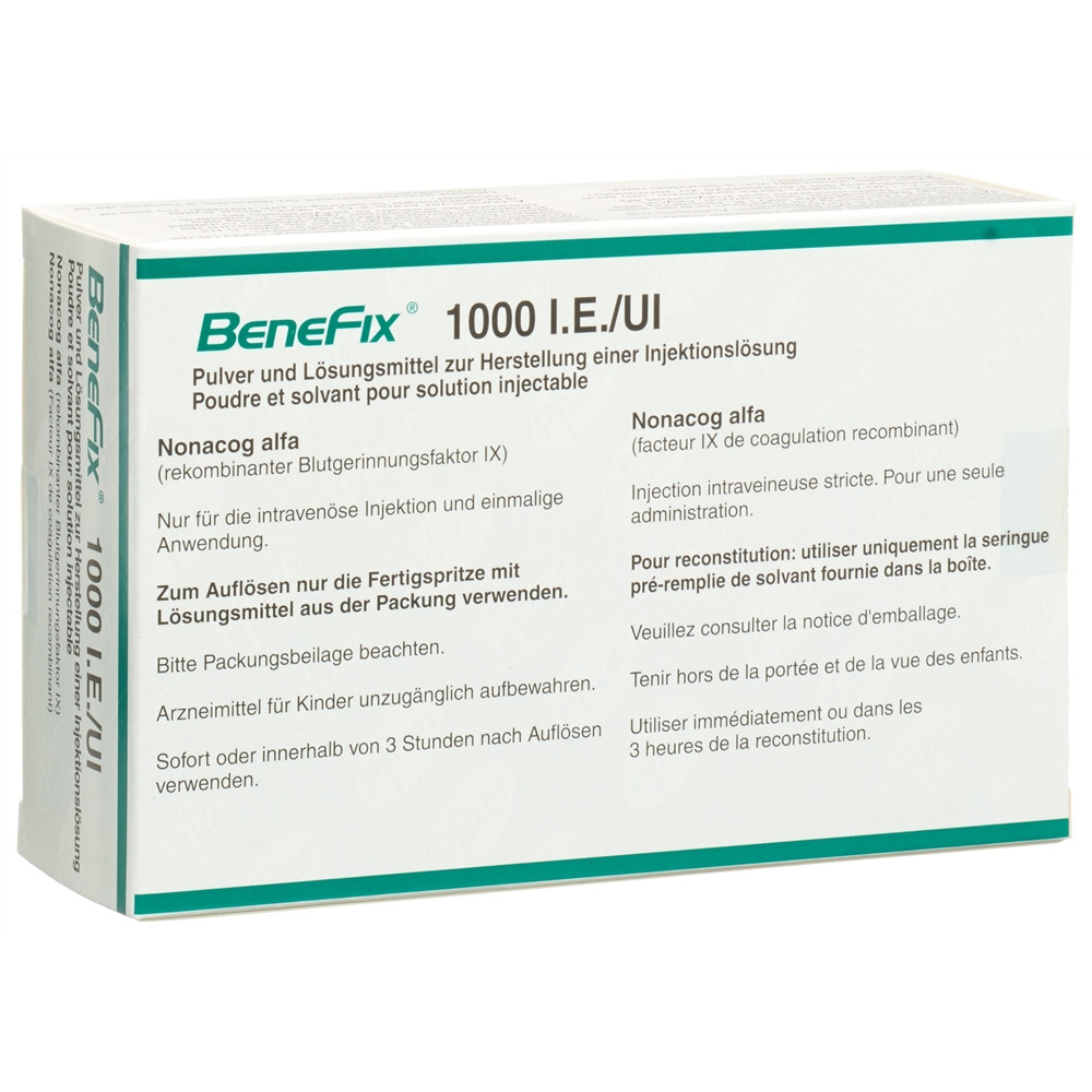 BENEFIX subst sèche 1000 IE avec solvant flac 5 ml, image principale