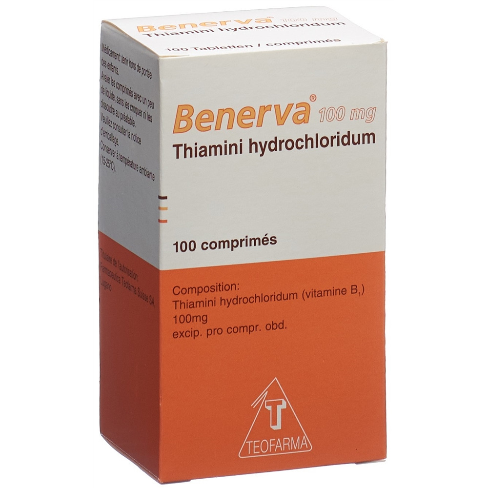 BENERVA cpr 100 mg bte 100 pce, image 4 sur 5