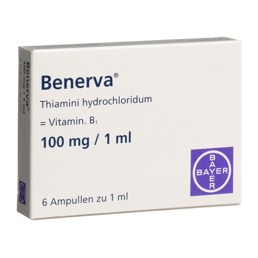 BENERVA Inj Lös 100 mg/ml Amp 1 ml, Hauptbild