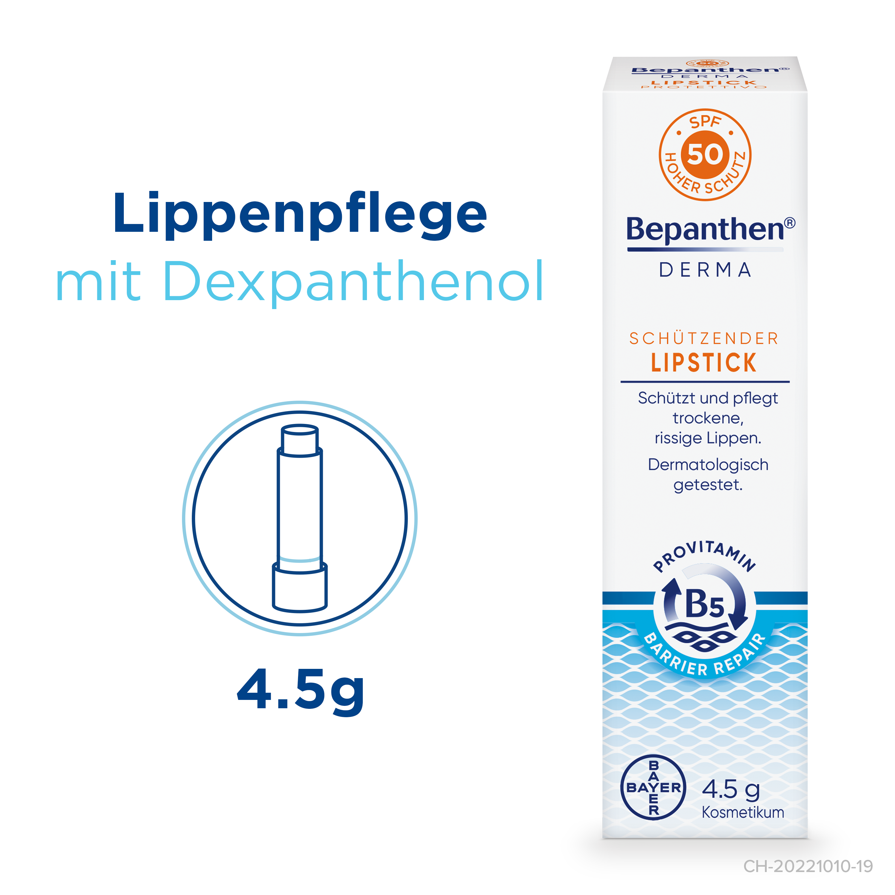BEPANTHEN DERMA lipstick, image 2 sur 3