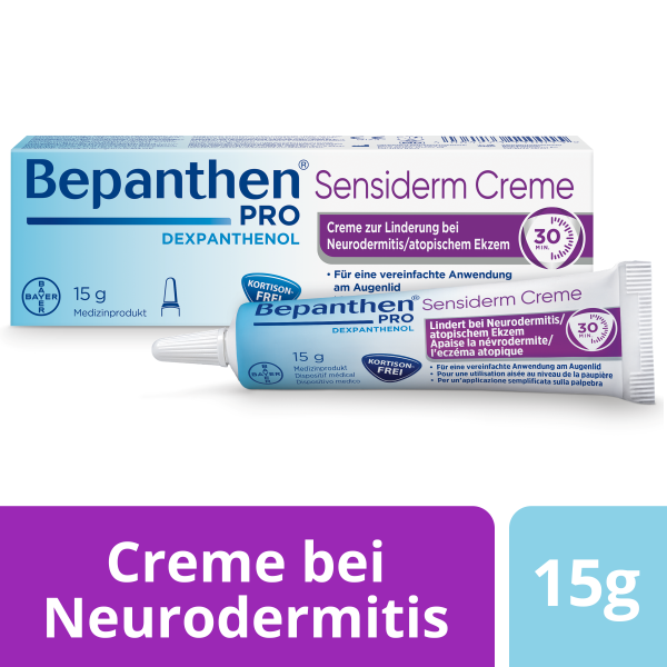 BEPANTHEN Pro Sensiderm Creme, gegen Juckreiz bei Neurodermitis, Bild 2 von 6