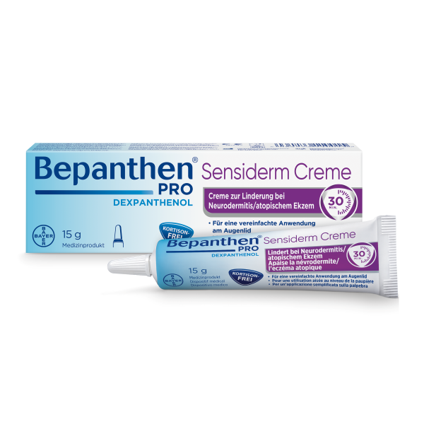 BEPANTHEN Pro Sensiderm Creme, gegen Juckreiz bei Neurodermitis