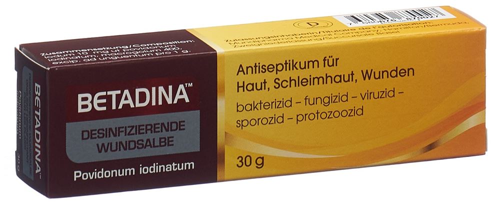 BETADINA desinfizierende Wundsalbe 10 mg/g, Hauptbild