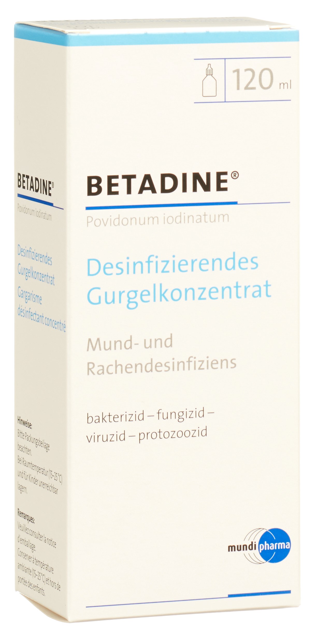 Betadine desinfizierendes Gurgelkonzentrat, Hauptbild