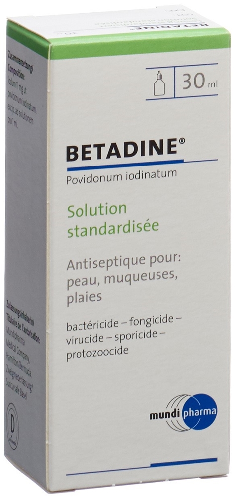 Betadine solution désinfectante, image 2 sur 2