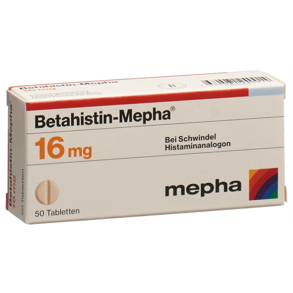 BETAHISTINE Mepha 16 mg, image principale
