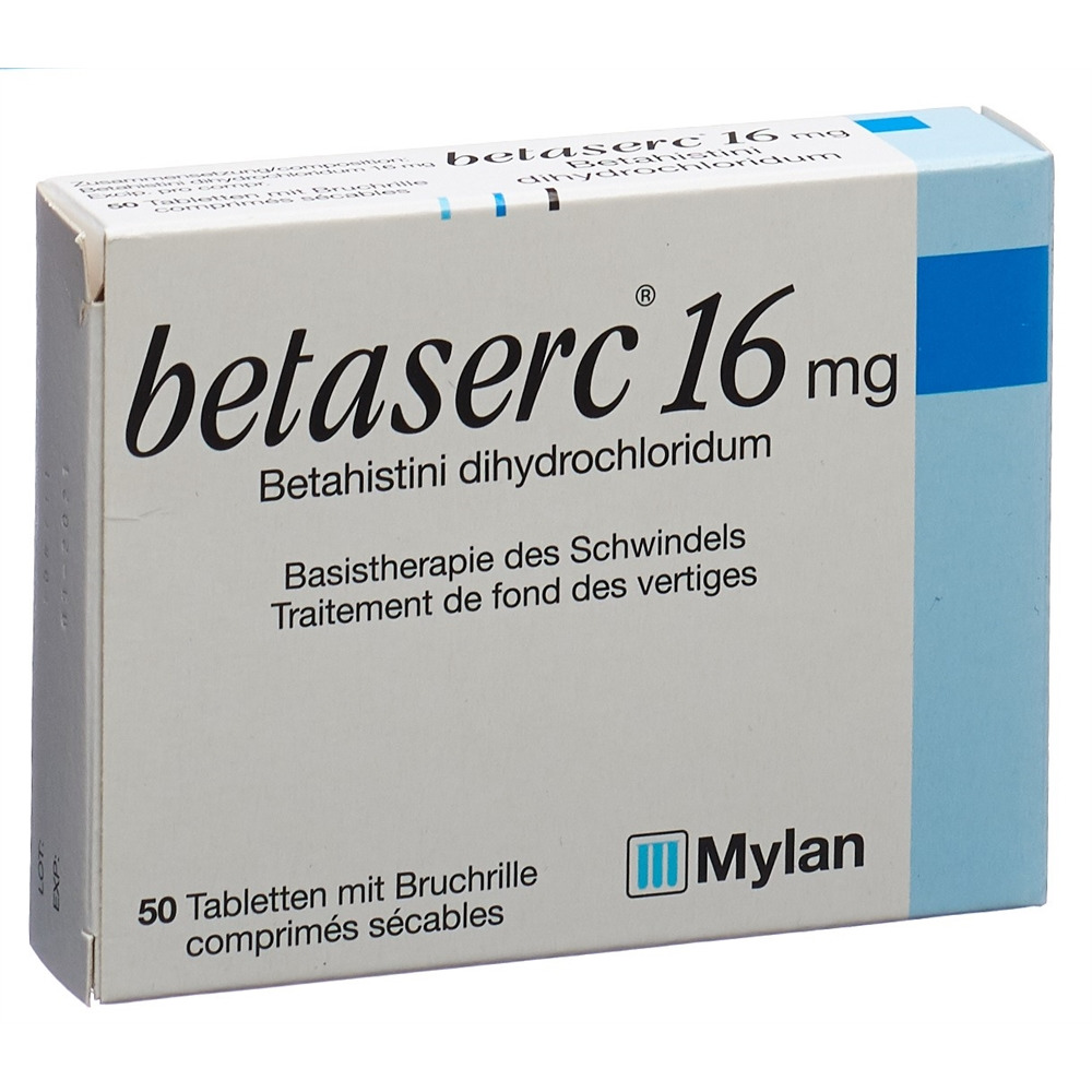 Betaserc cpr 16 mg blist 50 pce, image principale