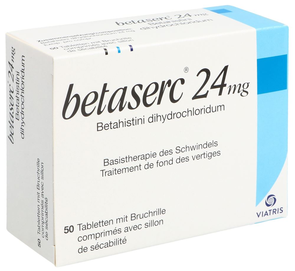 Betaserc Tabl 24 mg Blist 50 Stk
