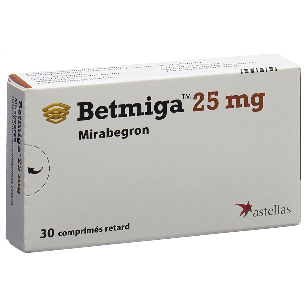 Betmiga cpr ret 25 mg blist 30 pce, image 2 sur 2