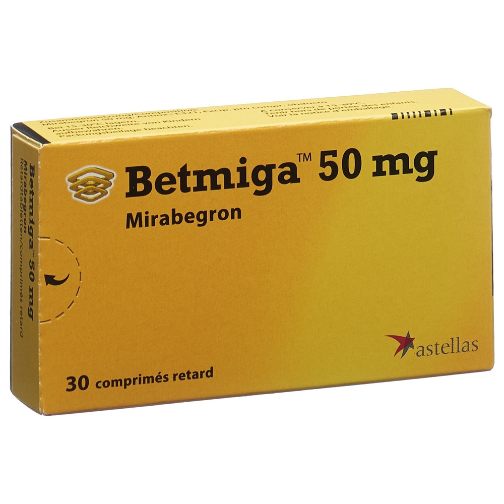 Betmiga cpr ret 50 mg blist 30 pce, image 2 sur 2