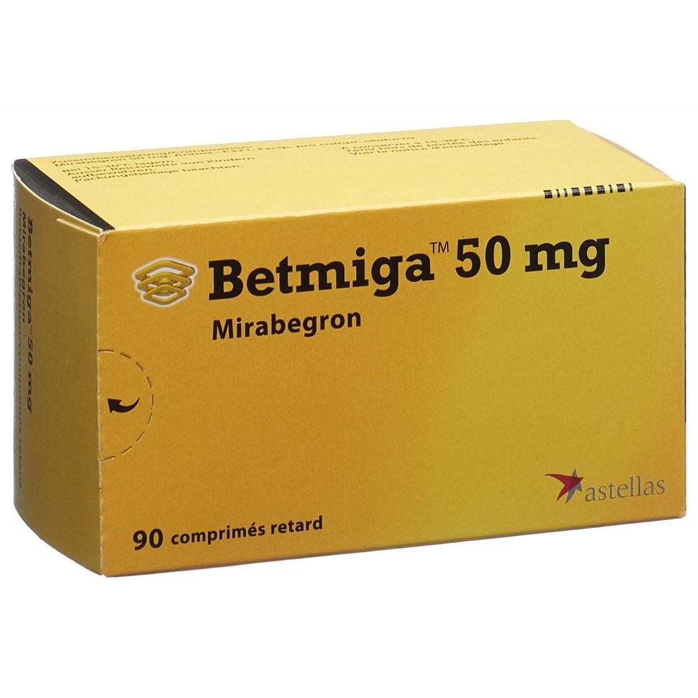 Betmiga cpr ret 50 mg blist 90 pce, image 2 sur 2