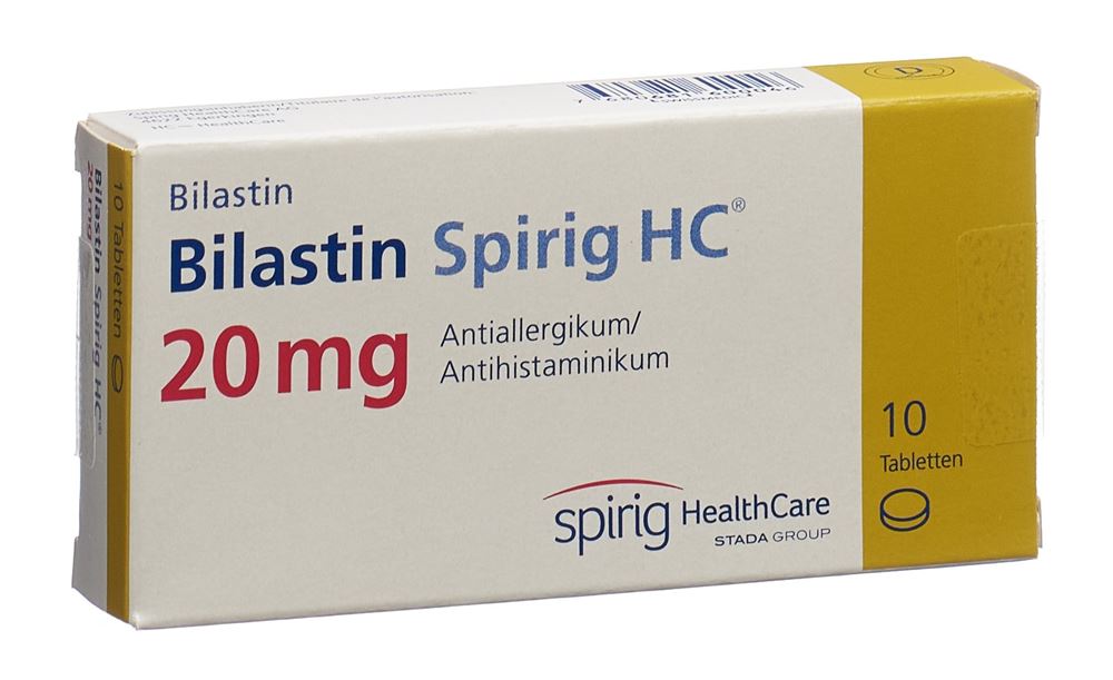 BILASTINE Spirig HC 20 mg, Hauptbild