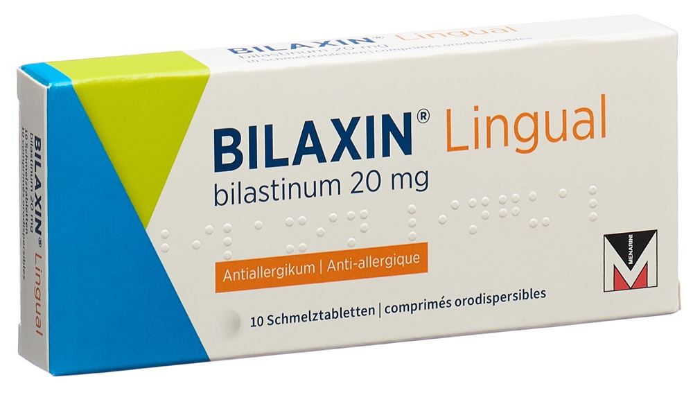 Bilaxin lingual 20 mg, image principale