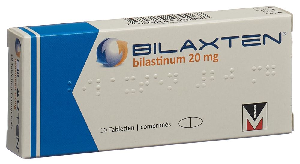 BILAXTEN cpr 20 mg blist 10 pce, image principale