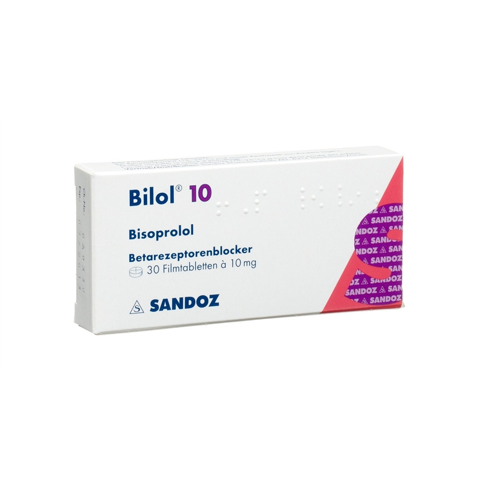 BILOL cpr pell 10 mg blist 30 pce, image principale