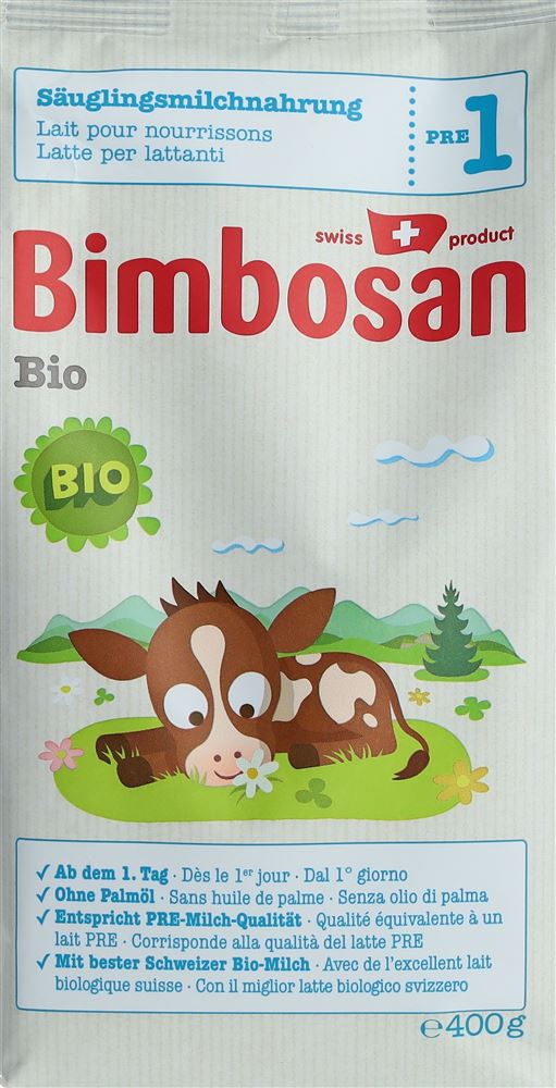 BIMBOSAN Bio 1 lait pour nourrissons