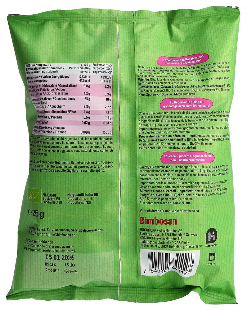 BIMBOSAN Bio-snackys, image 2 sur 3