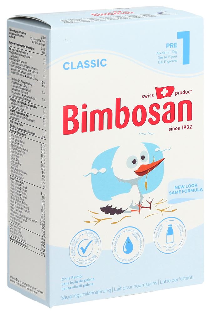 BIMBOSAN Classic PRE-1 Säuglingsmilchnahrung