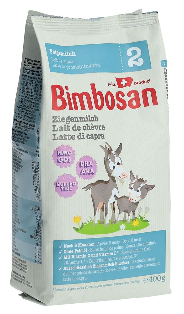 BIMBOSAN lait de chèvre 2 lait de suite