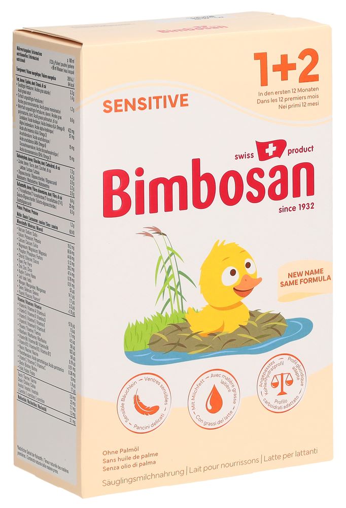 BIMBOSAN Sensitive 1+2 Säuglingsanfangsnahrung
