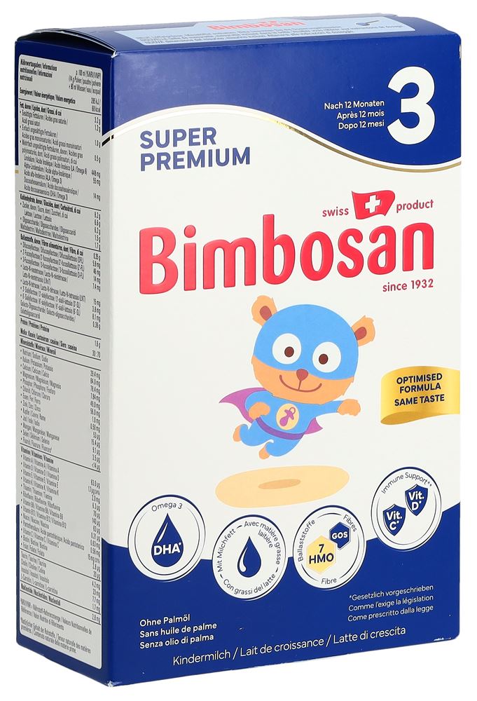 BIMBOSAN Super Premium 3 lait de croissance