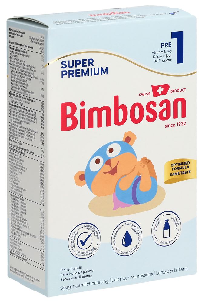 BIMBOSAN Super Premium PRE-1 Säuglingsmilchnahrung