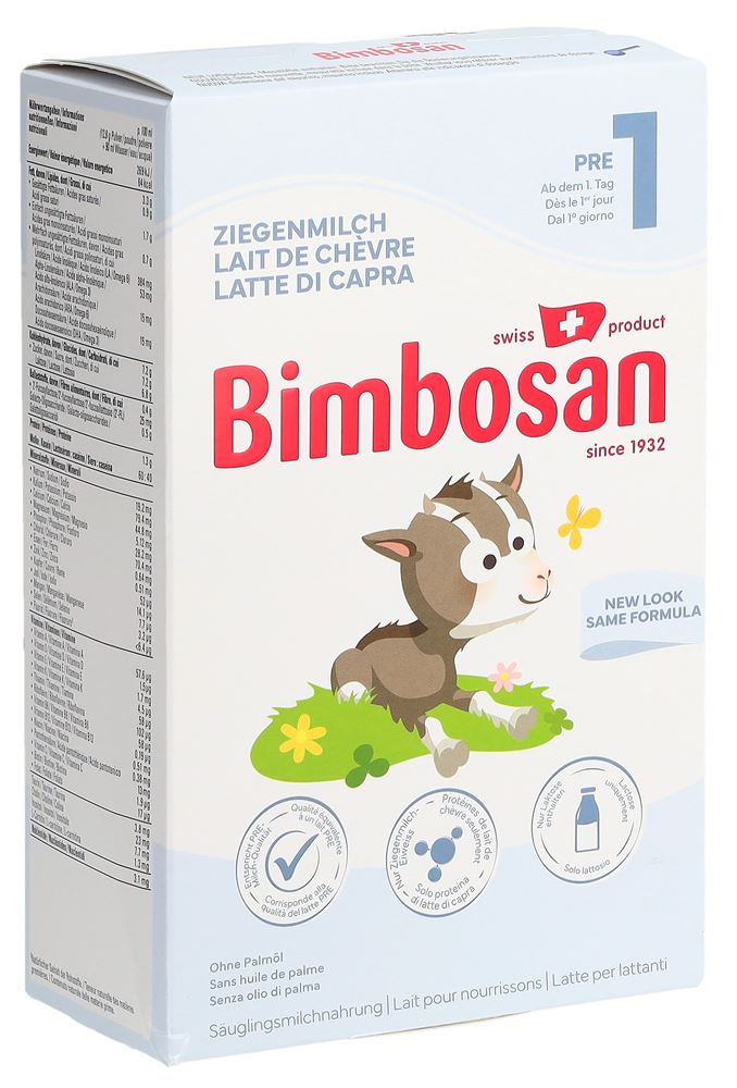 BIMBOSAN Ziegenmilch PRE-1 Säuglingsmilchnahrung