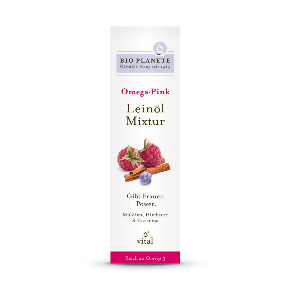 BIO PLANETE Omega Pink Leinöl-Mixtur
