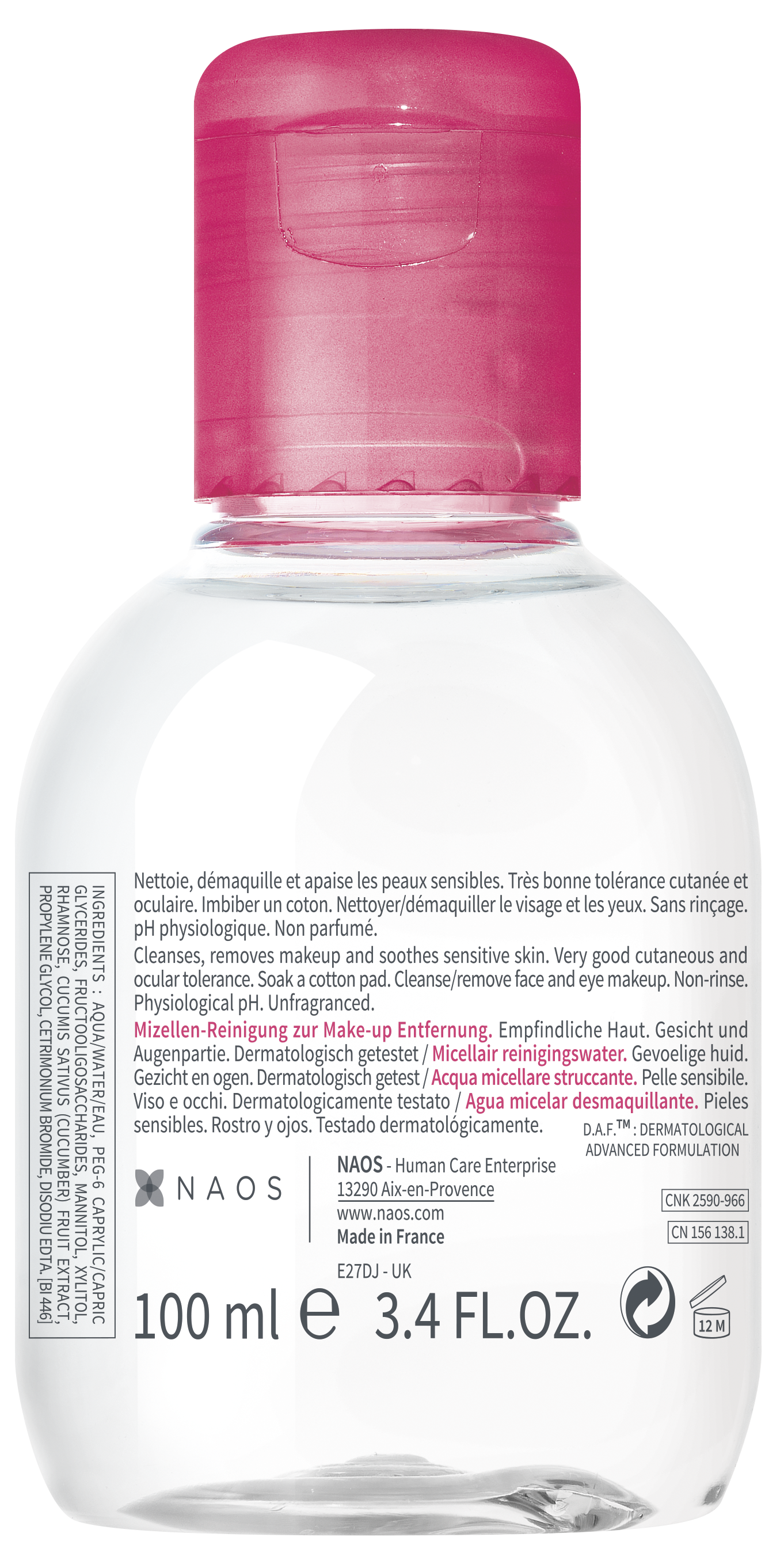 Bioderma Sensibio H2O eau micellaire, Bild 2 von 2
