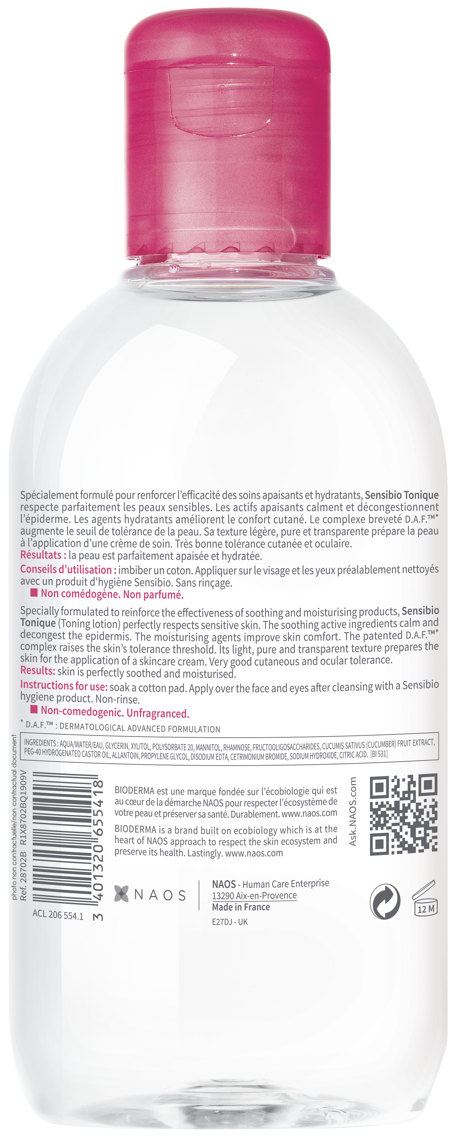 Bioderma Sensibio Tonique, image 2 sur 2