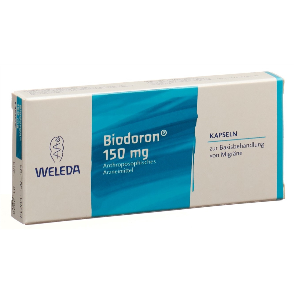 BIODORON caps 150 mg blist 20 pce, image principale