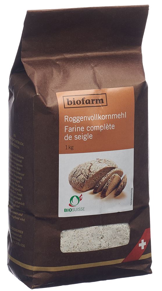 Biofarm farine complète seigle, image principale