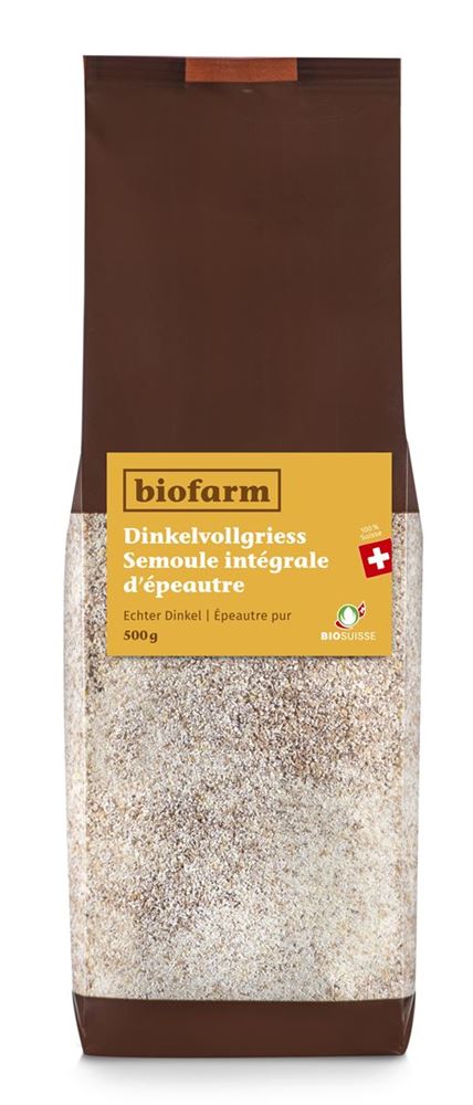 Biofarm semoule intégrale d'épeautre, image principale