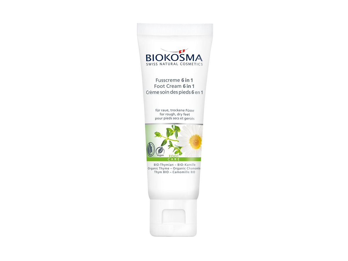 BIOKOSMA Crème soin des pieds 6 en 1 minisize