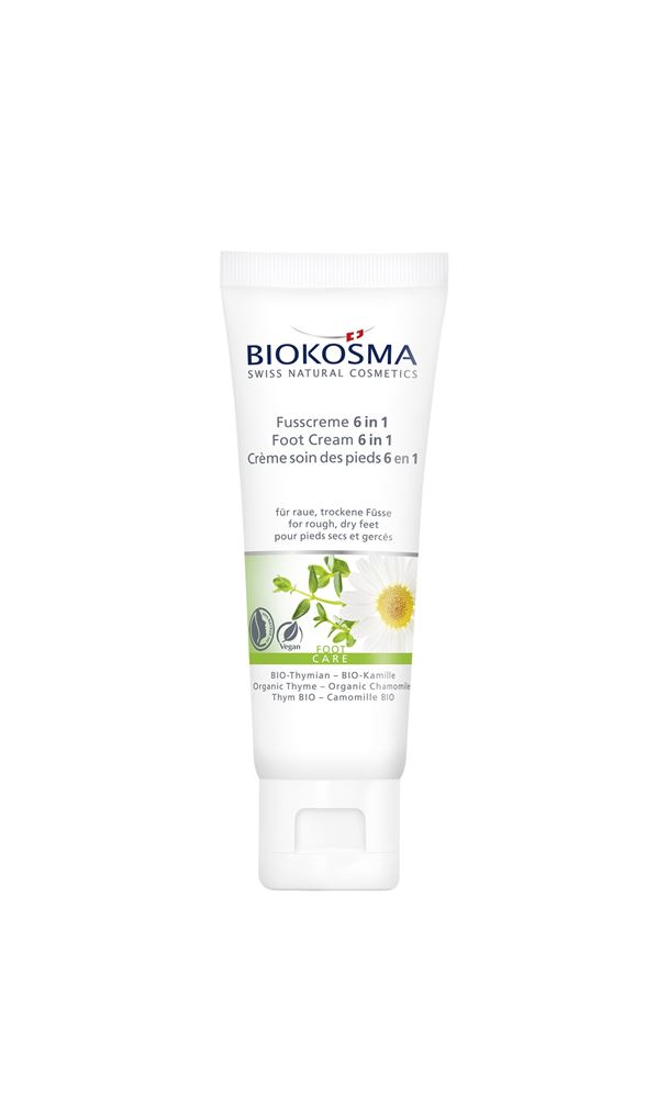 BIOKOSMA Crème soin des pieds 6 en 1, image principale